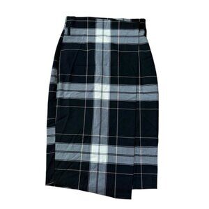 H&M Plaid Wrapped Skirt Size 6